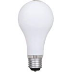 SYLVANIA Incandescent 3-Way A21 Light Bulb 50W 200W 250W Medium Base 2850K Frosted Warm White 1 Pack 19404