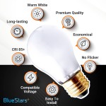 Ultra Durable 8009 Light Bulb 40-watt E26 27 Replacement Bulbs for Oven Stove Refrigerator Microwave by Blue Stars Replaces 4169617 4173062 4211947 42585 4324154 Pack of 2