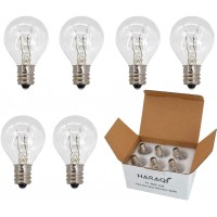 Wax Warmer Bulbs,20 Watt Bulbs for Middle Size Scentsy Warmers,G30 Globe E12 Incandescent Candelabra Base Clear Light Bulbs for Candle Wax Warmer,Long Last Lifespan 6 Pack