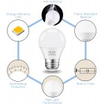 A15 LED Bulb,Cotanic Ceiling Fan Light Bulbs 6W 60W Equivalent,4000K Natural Daylight,E26 Standrad Base Light Bulb,600lm,CRI 80+ LED Globe Shape Bulb,Non-Dimmable,6 Packs