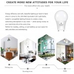 A19 LED Bulb Hansang Gu24 Light Bulb Base,9W 100W Equivalent,900 Lumens,5000K Daylight,220 Degree Beam Angle,Gu24 Twist Base,for CFL Upgrade,Non-Dimmable 4 Pack