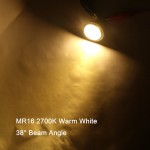 ALIDE MR16 Led Bulbs 5W Replace 20W 35W Halogen Equivalent,2700K Soft Warm White,12V Low Voltage MR16 GU5.3 Bulb Spotlights for Outdoor Landscape Flood Track Lighting,Not Dimmable,450lm,38 Deg,6 Pack