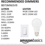 Basics 60W Equivalent Soft White Dimmable 10,000 Hour Lifetime A19 LED Light Bulb | 6-Pack