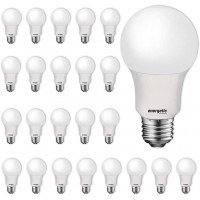 Energetic 24 Pack LED Light Bulbs 60 Watt Equivalent A19 LED Bulb Soft White 2700K Non-Dimmable E26 Base UL Listed 15000 Hrs Standard Light Bulbs