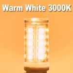 G9 Led Bulbs,Golspark 4W Chandelier Light Bulbs 40W Halogen Equivalent,3000K Soft White G9 Bi Pin Base,Non-dimmable,360 Degrees Beam Angle,350LM,Pack of 6