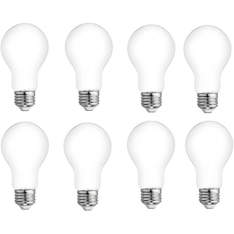 GE Refresh 60-Watt EQ A19 Daylight Dimmable LED Light Bulb 8-Pack