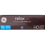 GE Relax High Definition LED Light Bulb 10.5-watt 2700K Comfortable Soft White 800-Lumens 6-Pack 60-watt Replacement Dimmable A19