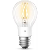Kasa Smart Wi-Fi LED Bulb Filament A19 E26 Smart Light Bulb Soft White 2700K Dimmable No Hub Required Compatible with Alexa & Google Assistant Antique Vintage Style KL50