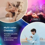 Linkind Smart WiFi Light Bulb A19 E26 RGBW LED Color Changing Dimmable Multicolor Tunable WhiteWarm to Daylight Work with Alexa Google Home No Hub Required 60W Equivalent 2Pack