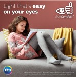 Philips LED Dimmable Warm Glow Effect A19 Flicker-Free EyeComort Technology 800 Lumen 2200K-2700K 8.8W=60W E26 Base Title 20 Certified 4-Pack