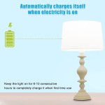 Rechargeable Emergency LED Bulb 1200mAh 15W 80W Equivalent Battery Operated Light Bulb E27 with Hook for Power Outage Camping Tent Hurricane Emergency Lights for Home Power Failure Daylight 4PK