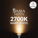 Simba Lighting LED MR16 5W 12V Light Bulb 6 Pack 35W to 50W Halogen Spotlight Replacement for Landscape Accent Track Lights Desk Lamps FWM C EXN GU5.3 Bipin Base 2700K Warm White Not Dimmable