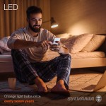 SYLVANIA ECO LED Light Bulb A19 60W Equivalent Efficient 9W 7 Year 750 Lumens 2700K Non-Dimmable Frosted Soft White 8 Pack 40821