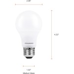 SYLVANIA ECO LED Light Bulb A19 60W Equivalent Efficient 9W 7 Year 750 Lumens 2700K Non-Dimmable Frosted Soft White 8 Pack 40821