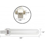 21050 Replacement Bulbs Light Compatible DynaTrap DT3009,DT3019,6.5 inch Overall Length U Shape.