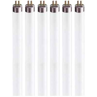 6 Pack F13T5 CW T5 Fluorescent 4100K Cool White 21" Linear 13 Watt T5 under the Counter Light Bulbs…