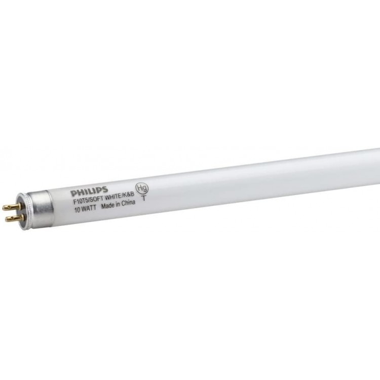 Philips 16 in. T5 10-Watt Soft White 2700K Linear Fluorescent Light Bulb