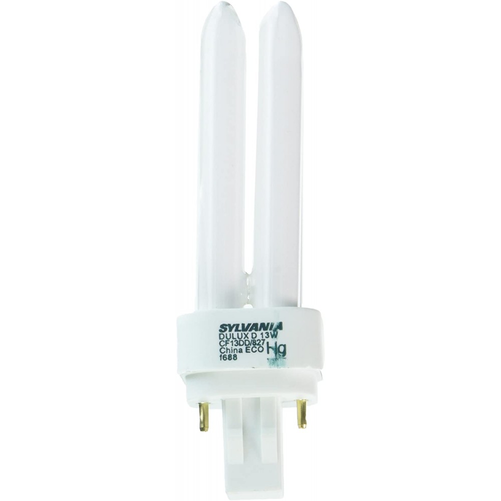 Sylvania 21117 Compact Fluorescent 2 Pin Double Tube 2700K 13-watt
