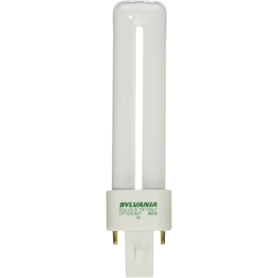 Sylvania 21277 Compact Fluorescent 2 Pin Single Tube 2700K 7-watt