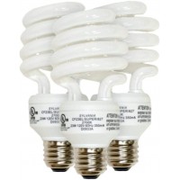 Sylvania 26354 CF23EL SPIRAL 827 RP3 3-PACK Twist Medium Screw Base Compact Fluorescent Light Bulb