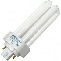 Sylvania S6747 10 Pack 20881 CF26DT E IN 835 ECO 26-Watt 3500K 4-Pin Triple Tube Compact Fluorescent Lamp White 10 Count
