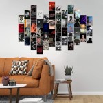 CY2SIDE 50PCS Grunge Aesthetic Picture for Wall Collage 50 Set 4x6 inch Cool Collage Print Kit Cool Room Decor for Girl Wall Art Prints for Room Dorm Photo Display VSCO Posters for Bedroom