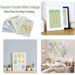 Danish Pastel Wall Collage Kit Aesthetic Pictures 50pcs Danish Pastel Room Decor Aesthetic Matisse Wall Art Bedroom Decor for Women  Danish Pastel Decor for Teen Gifts for Girls
