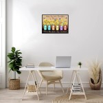 Inspirational Wall Art For Office Motivational Quotes Wall Art Teamwork Poster Contemporary Canvas Prints Painting Home Office Decor For Bedroom Living Room 16X24 inch No Frame