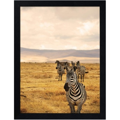 JD ART GALLERY 18x24 Poster Frame in Black made of Eco-friendly Wood | Handcrafted | Polished Plexiglass Artwork and Hanging Hardware Included