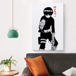 JINGHANG Minimalist Anime Rock Lee Poster Decorative Painting Canvas Wall Art Living Room Posters Bedroom Painting 12x18inch30x45cm