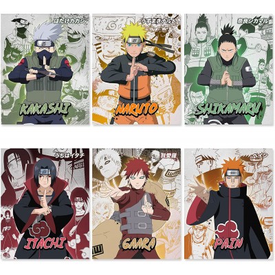 Jumant Naruto Poster for Walls 6 Pack Set UNFRAMED 8"x10" Anime Posters for room Aesthetic Anime Wall Art Naruto Room Decor Anime Wall Decor Anime Decor Naruto Wall Art Itachi Poster