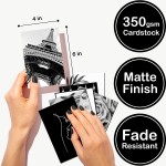 KOLL DECOR Black and White pictures for wall decor 50 Set 4''x6'' Prints Black and White collage kit Room Collage Decoration Aesthetic Wall Collage Kit for Teen Girls