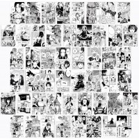Woonkit Anime Posters for Room Aesthetic Anime Stuff Anime Room Bedroom Wall Dorm Decor Manga Panels Anime Wall Collage Kit MHA Anime Posters Anime Poster Pack Manga Wall Teen Room 50PCS 4X6 INCH