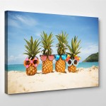 YOUHONG Dining Room Decorations Wall Art Fruit Wall Art Pineapple Wall Decor Kicthen Wall Decor Dining Room Wall Art Pineapple Wall Art for Kitchen Dining Room Decor 12''H x 18''W