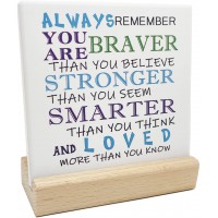 Inspirational Gifts for Women Desk Decorations Encouragement Gifts for Best Friends Cheer Up Gifts for Office Inspiration Positive Quotes Plaque Motivational Signs
