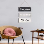 Inspirational Rustic Wall Decor Motivational Wall Plaques Office Wood Sign Control Yourself Alter Your Thinking Delete Negativity Decor Wooden Wall Hangings for Home Living RoomBlack Work Style