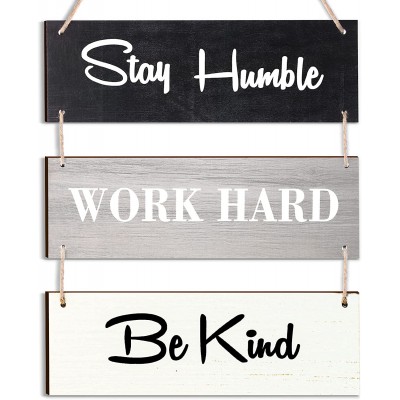 Inspirational Rustic Wall Decor Motivational Wall Plaques Office Wood Sign Control Yourself Alter Your Thinking Delete Negativity Decor Wooden Wall Hangings for Home Living RoomBlack Work Style