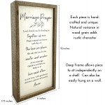 Kingdom Quality Marriage Prayer Wall Decor Classy Wedding Gift or Marriage Gifts for Couple Ideal Bridal Shower Gift Shelf or Wall Art Marriage Wall Decor