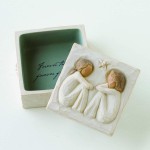 Willow Tree Friendship Sculpted Hand-Painted Keepsake Box