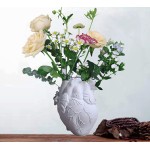 Anatomical Heart Vases Creative for Flowers Customized Sculpture Shaped Resin Art Vase Desktop Home Decoration Gift for Living Room