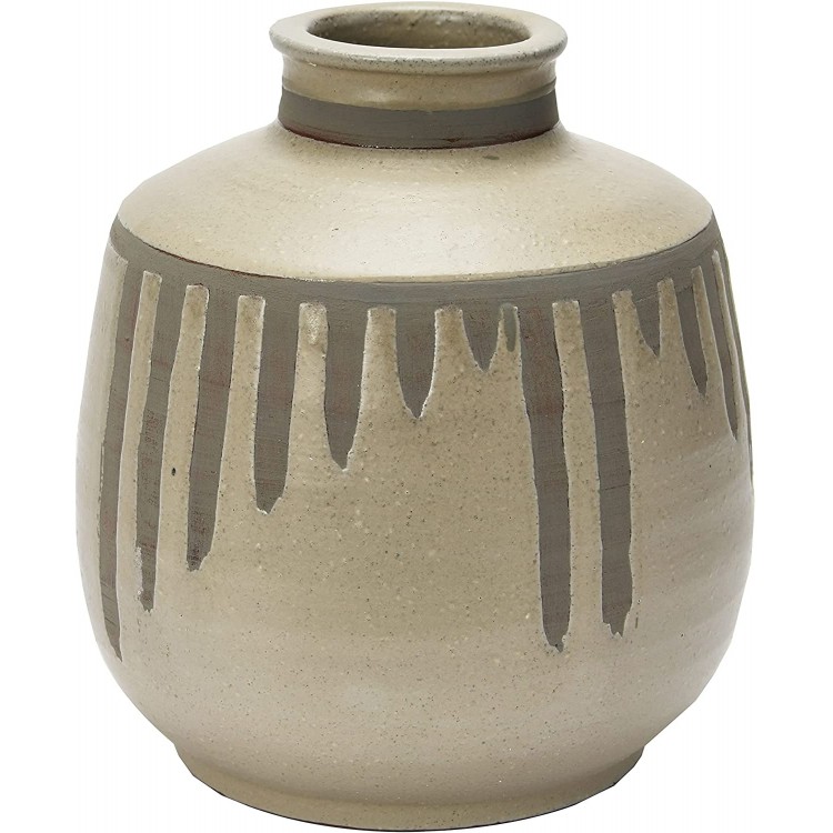 Bloomingville AH0440 Terracotta Vase Grey