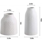 Ceramic Vases,White Ceramic Vase,Vase Pottery Vase Handmade Cute Flower Vase for Home Decor Large