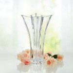 Mikasa Crystal Florale Crystal Vase 14-Inch