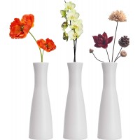Tall Conic Composite Plastics Flower Vase Small Bud Decorative Floral Vase Home Decor Centerpieces Arranging Bouquets Connected Tubes Wide Caliber