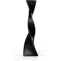 Tall Thin Floor Vase Ceramic Vases Modern Home Decor Flower Vase for Shelf Home Décor Twisted Tall Creative Black Vase