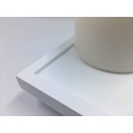 Floating Wall Shelves Mounted Set of 3 Small Decorative Home Decor for Bathroom Living Room Kitchen Bedroom and Office 6x4inches White 3