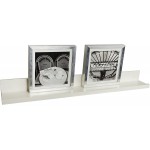 InPlace Shelving 9084678 Floating Wall Shelf with Picture Ledge White 35.4-Inch Wide by 4.5-Inch Deep by 3.5-Inch High