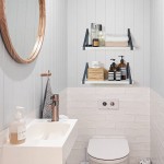 Labcosi White Floating Shelves for Bathroom Bedroom Living Room Kitchen 2-Pack Solid Wood Wall Shelf Over Toilet Modern Décor