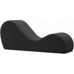 Avana Sleek Chaise Lounge for Yoga Stretching Relaxation Black