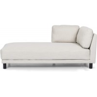Christopher Knight Home Hyland Chaise Lounge Beige + Black